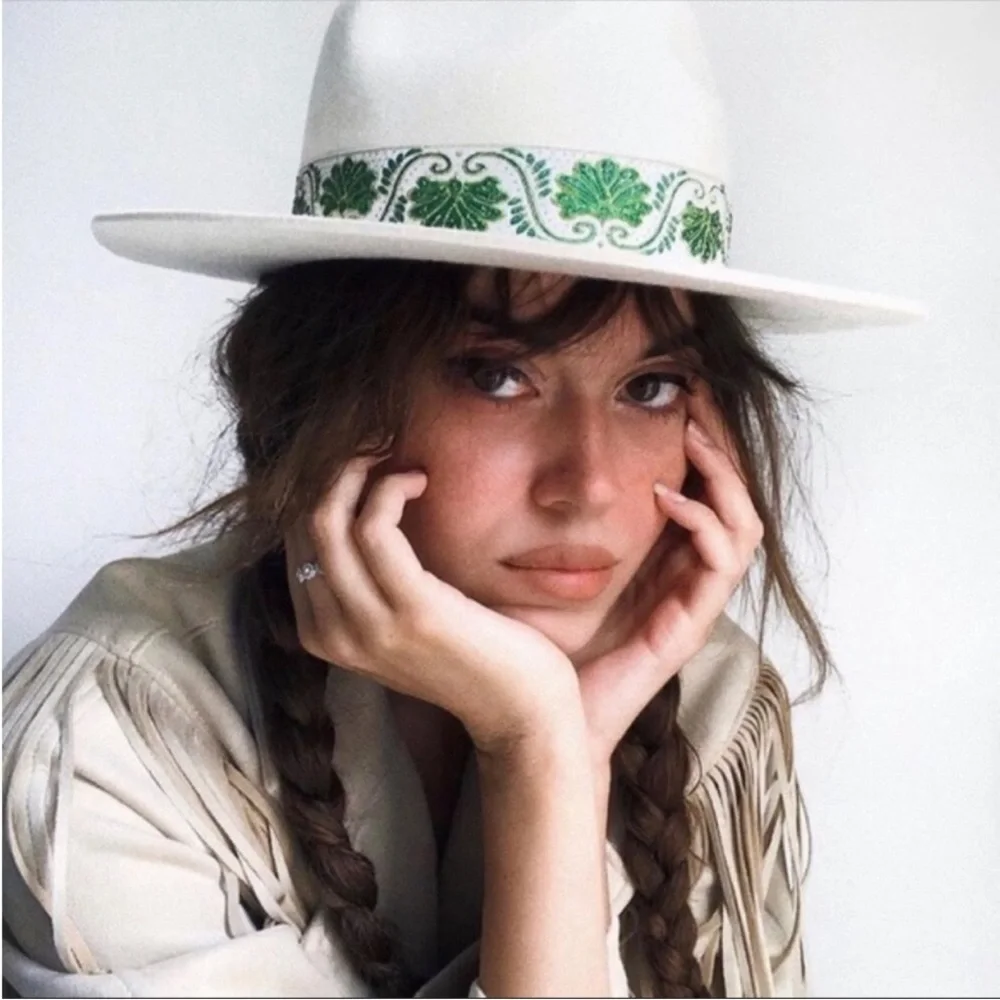 Lack Of Color Ivy Beverly Fedora Hat In White. NWT! Sz S (55cm) & M (57cm) - Picture 6 of 16